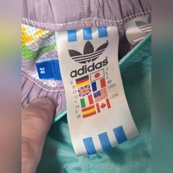 Vintage Adidas Lined Leg Zip Windbreaker Track Pants, Size Large/38 - Picture 7 of 7